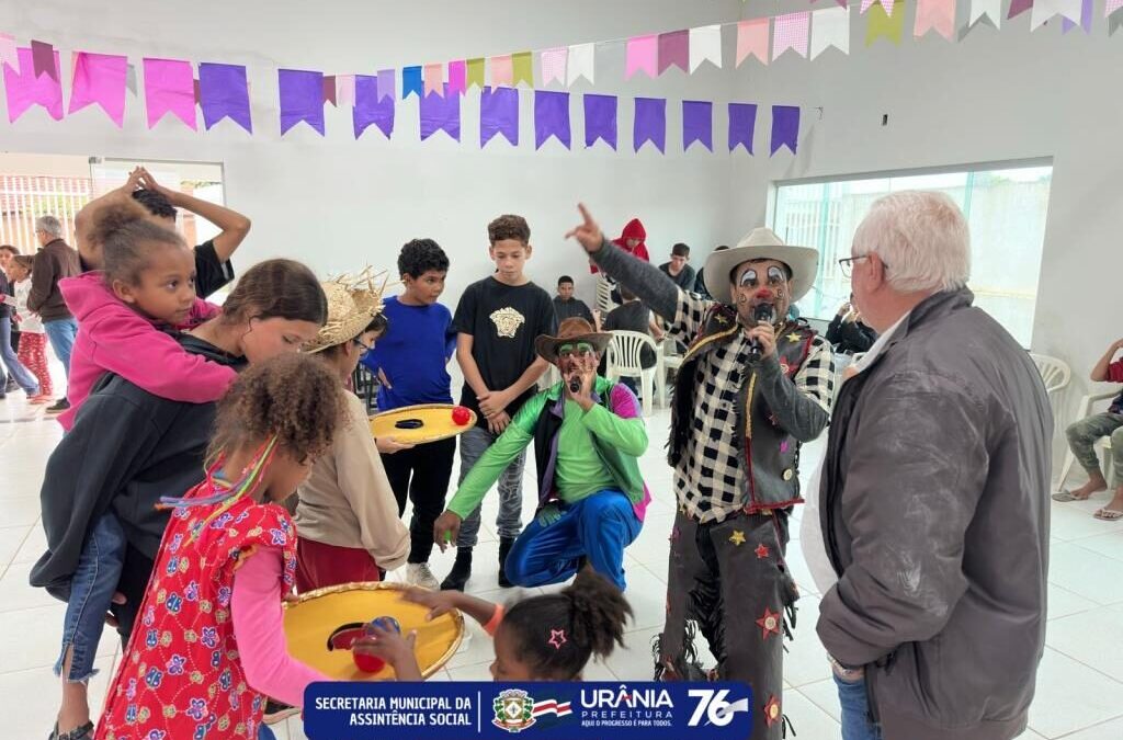 Festa Junina do Serviço de Convivência e Fortalecimento de Vínculos (SCFV) e dos participantes do Projeto Sonho Meu