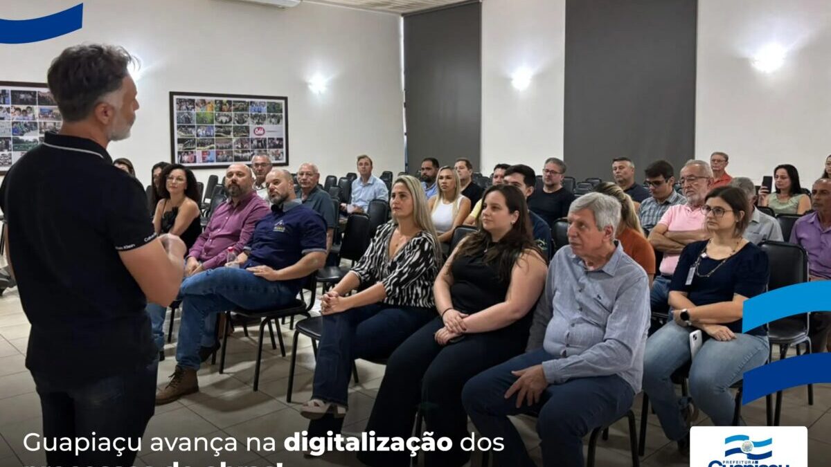 Guapiaçu dá novo passo na modernização dos processos de obras