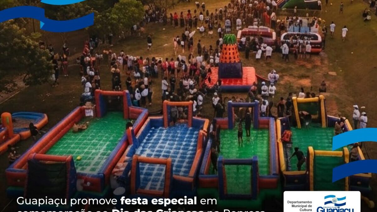 Guapiaçu promove festa especial em comemoração ao Dia das Crianças na Represa